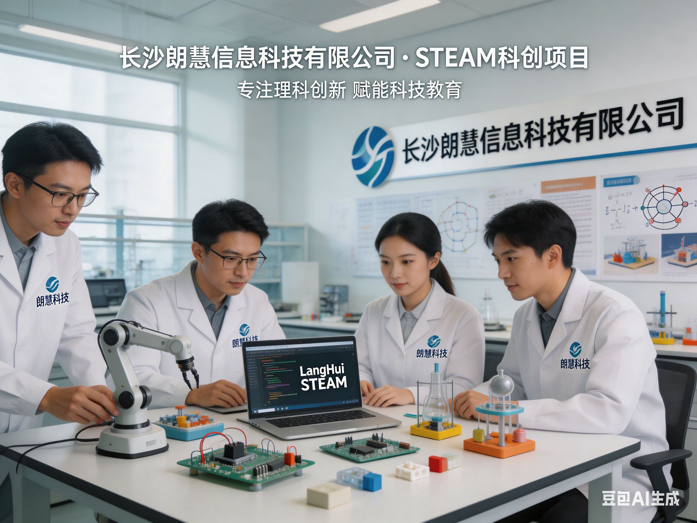 长沙朗慧正式发布 STEM 数学题生产平台 专业理科能力赋能 AI 推理能力提升