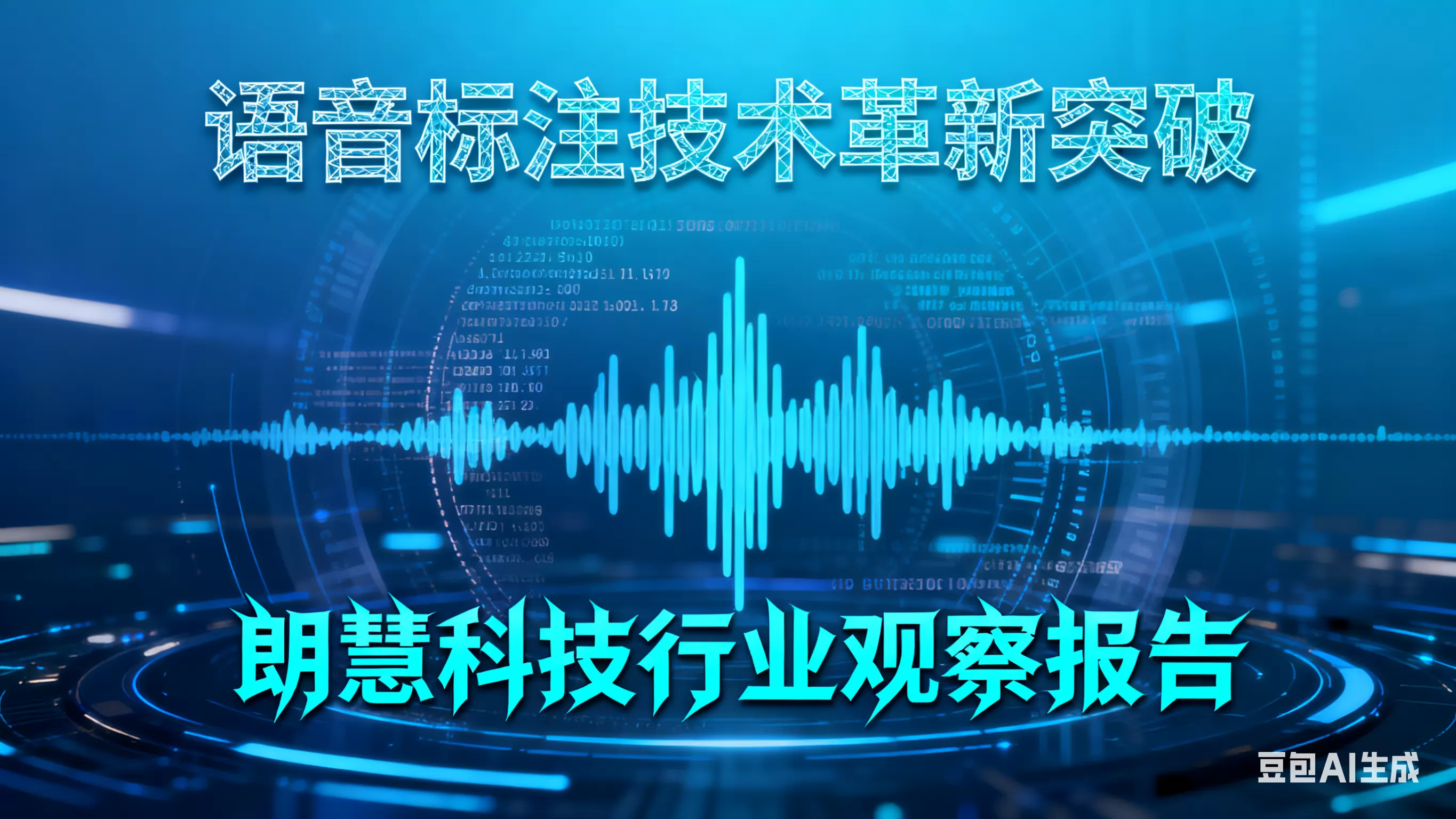 语音标注技术迎来革新突破,朗慧科技发布行业观察报告