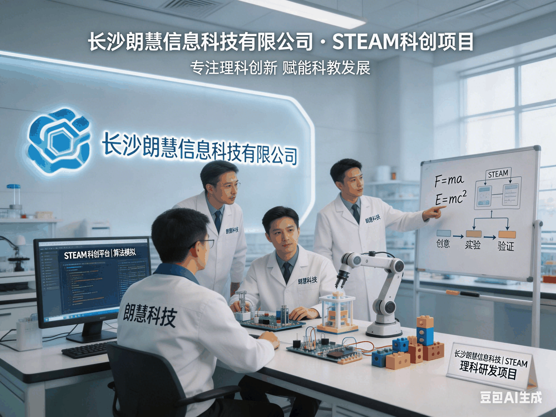 长沙朗慧全学科 STEM 题目生产对外服务 专业理科团队助力 AI 认知能力建设