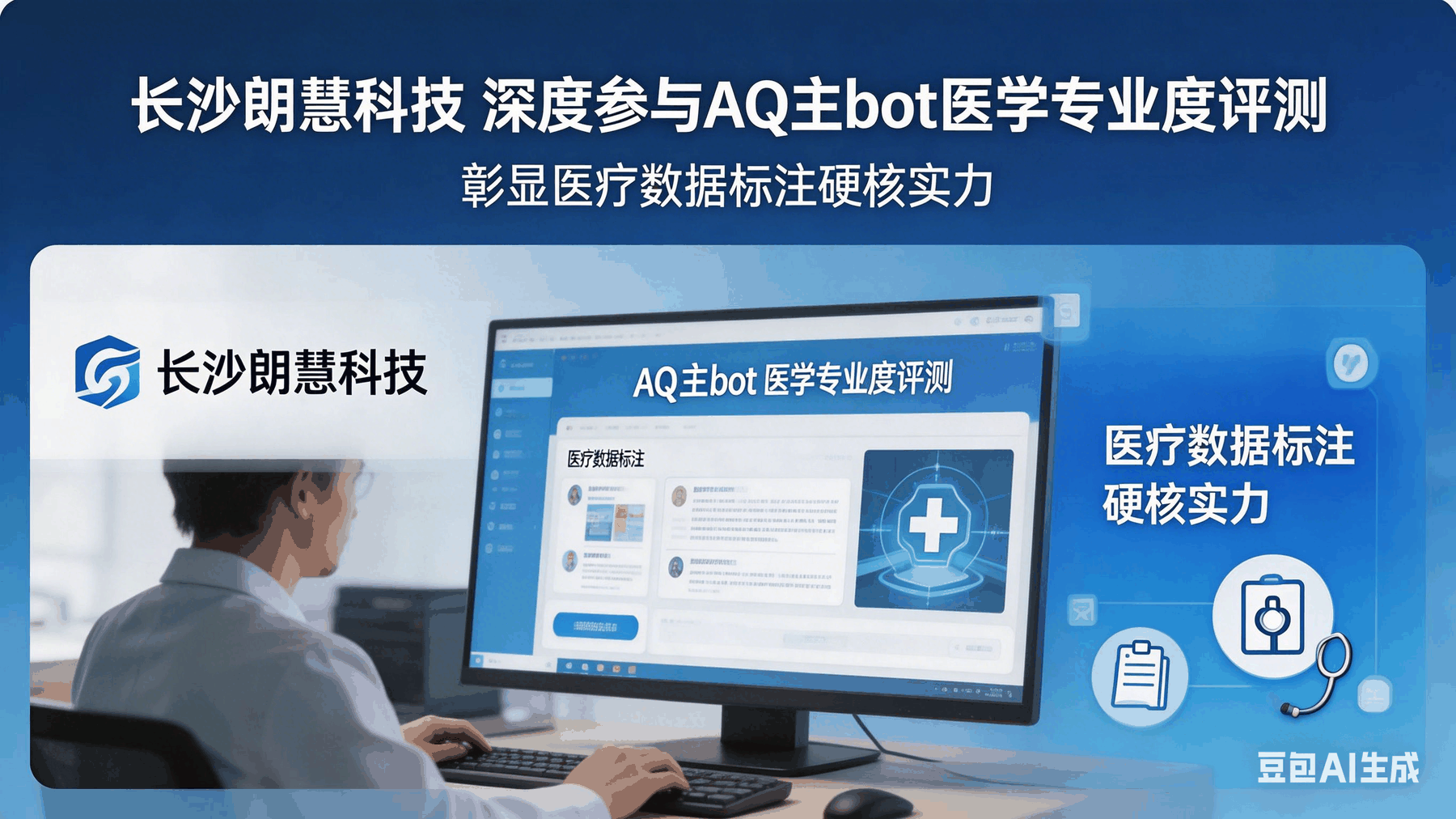 长沙朗慧科技参与 某 AI 医疗大模型 医学专业度评测 展现医疗数据标注专业实力